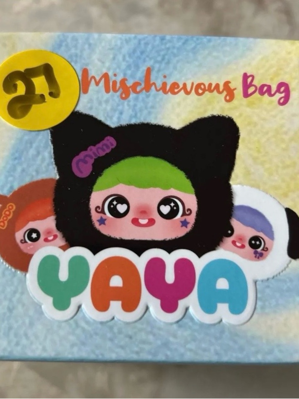 Mischievous Bag Plush Doll - Black & Green